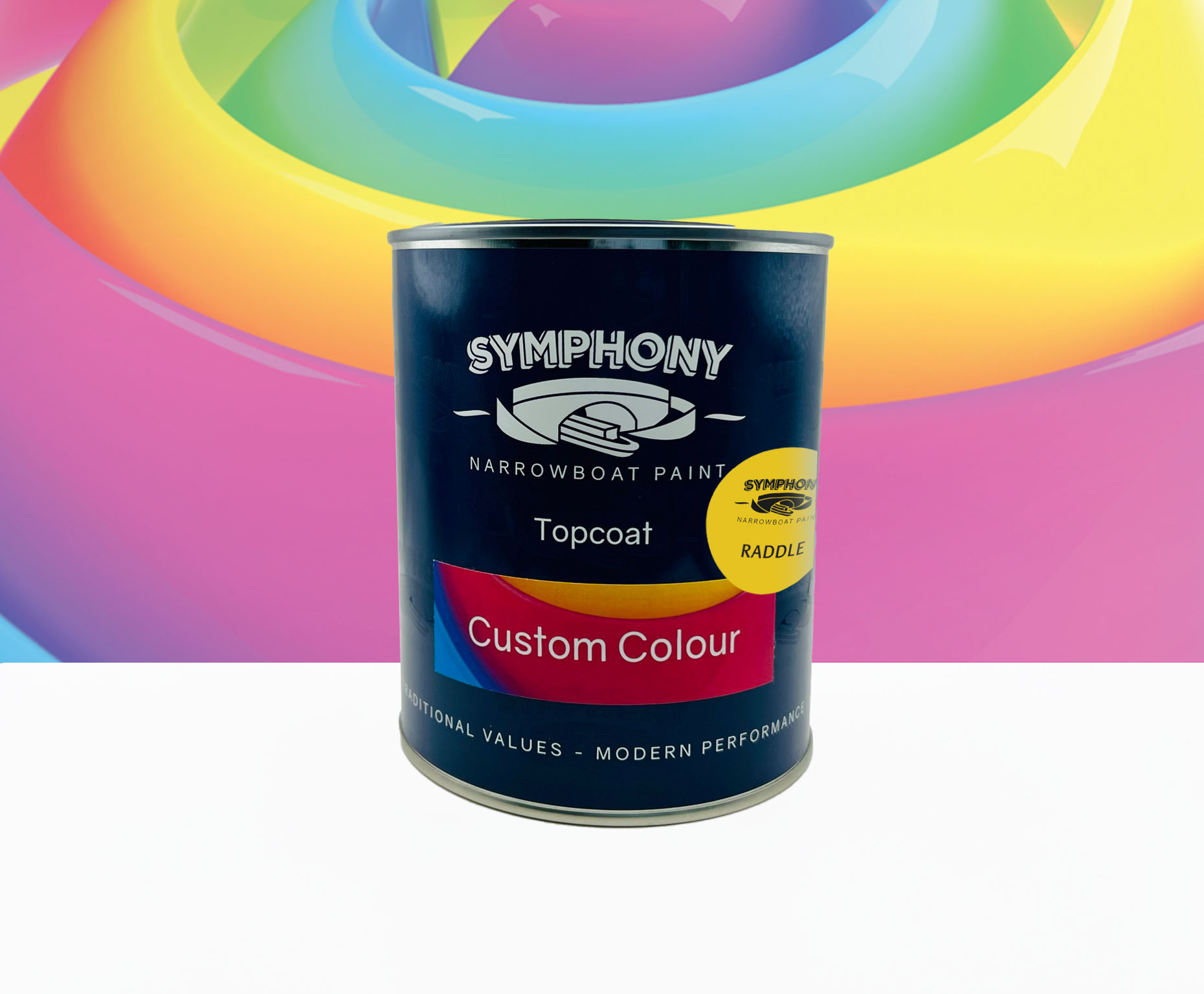 Topcoat Raddle Custom Colour Symphony Narrowboat Paint